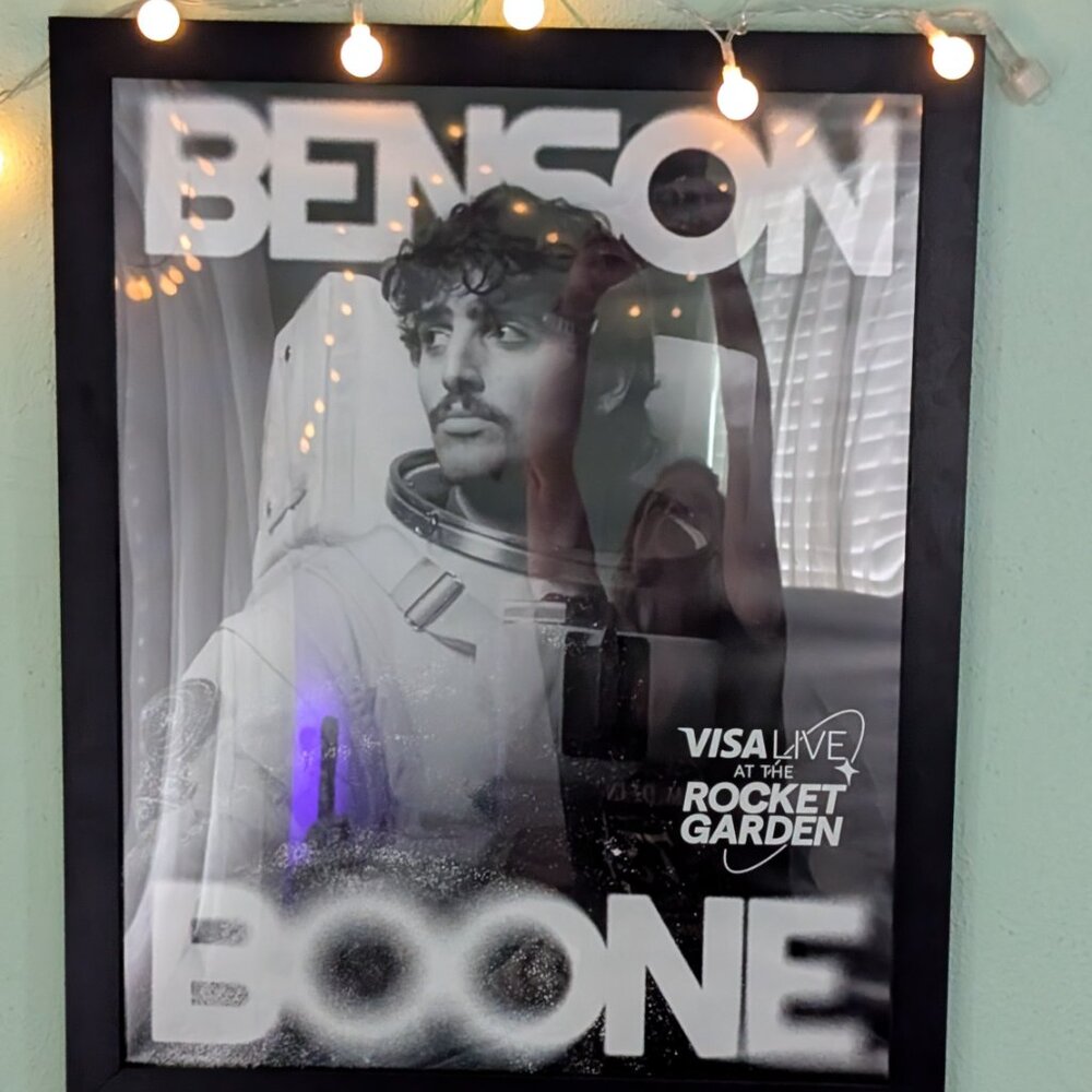 BRAND NEW RARE Benson Boone LIVE  Rocket Garden Kennedy Space Center Tik Tok